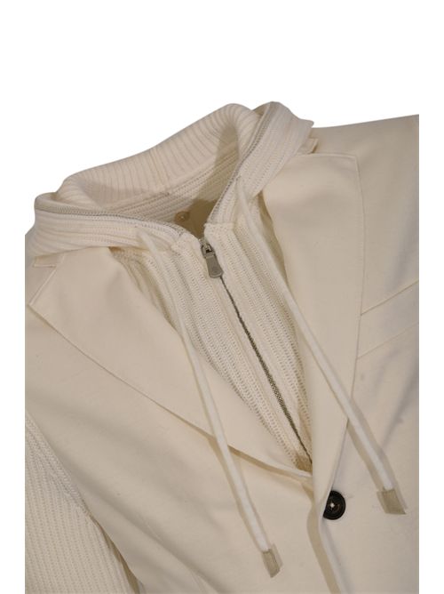 Giacca in lana Loro Piana Avorio Eleventy | L75GIAL08 TES0L23600-02